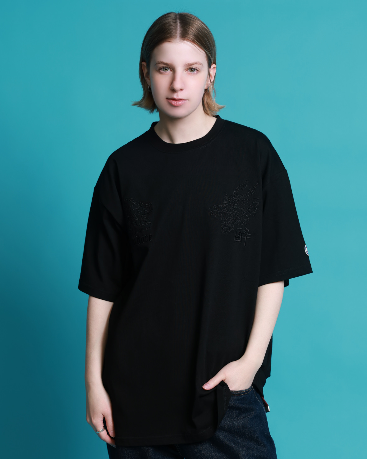 【YOIDORE】龍と虎 スカJAPAN TEE (826213)