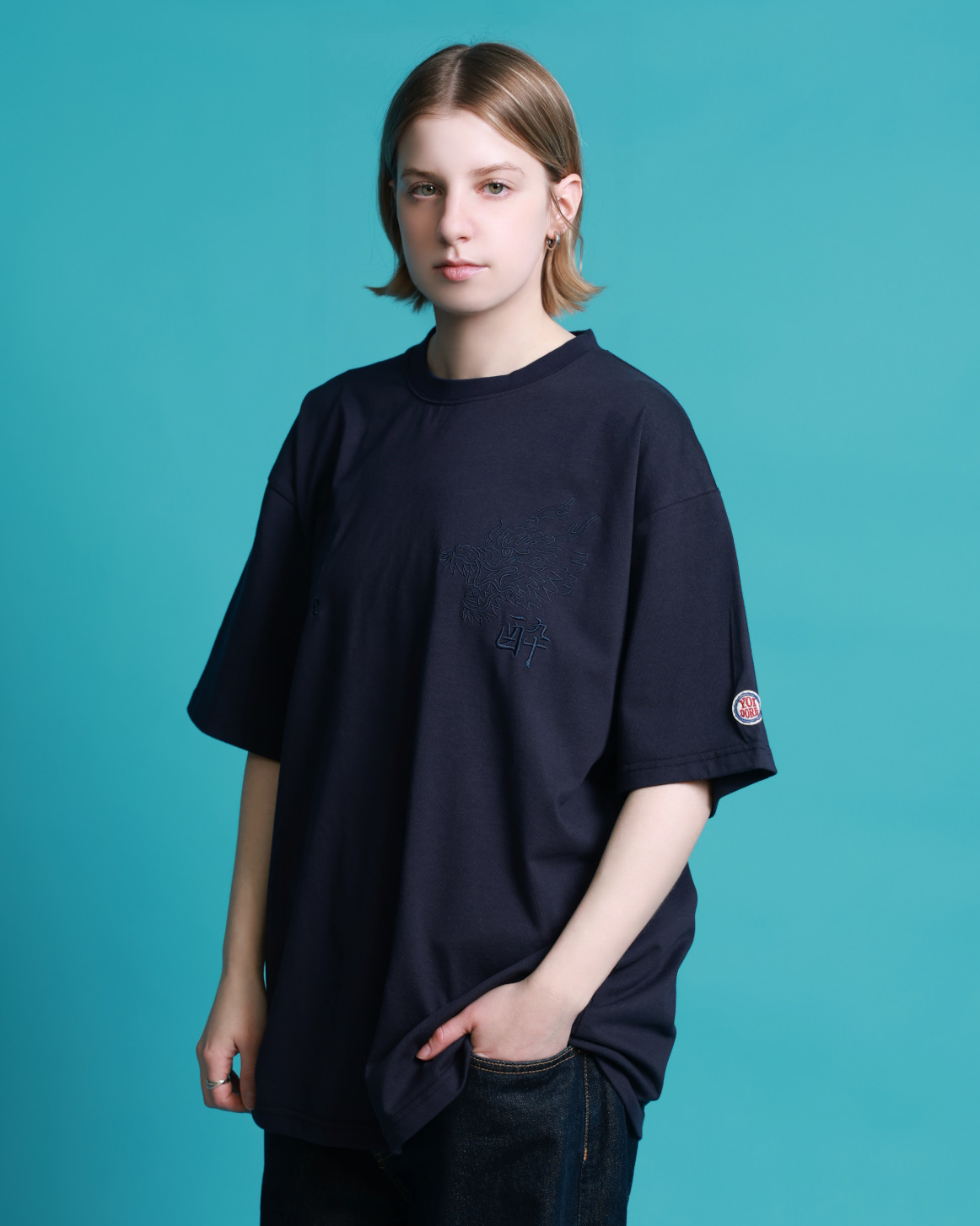 【YOIDORE】龍と虎 スカJAPAN TEE (826213)