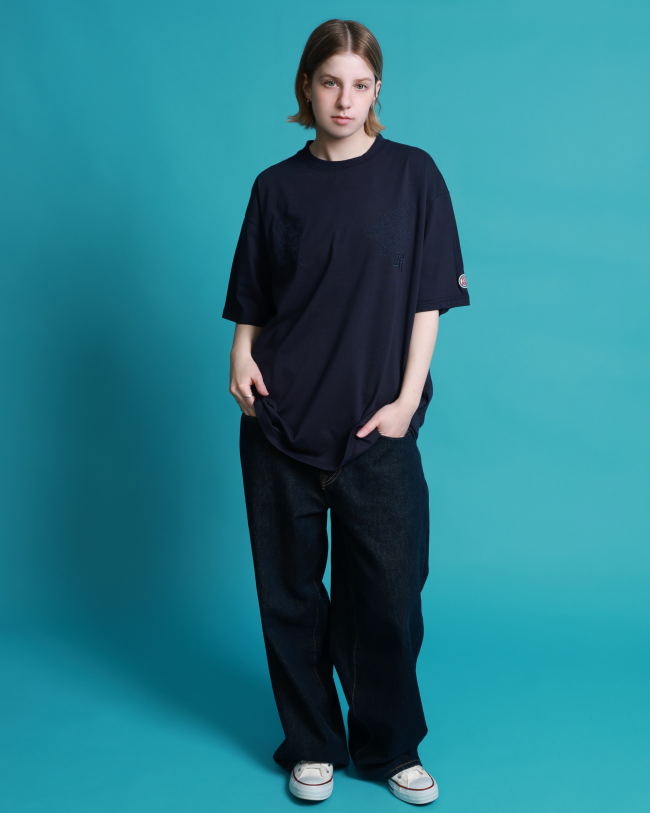 【YOIDORE】龍と虎 スカJAPAN TEE (826213)