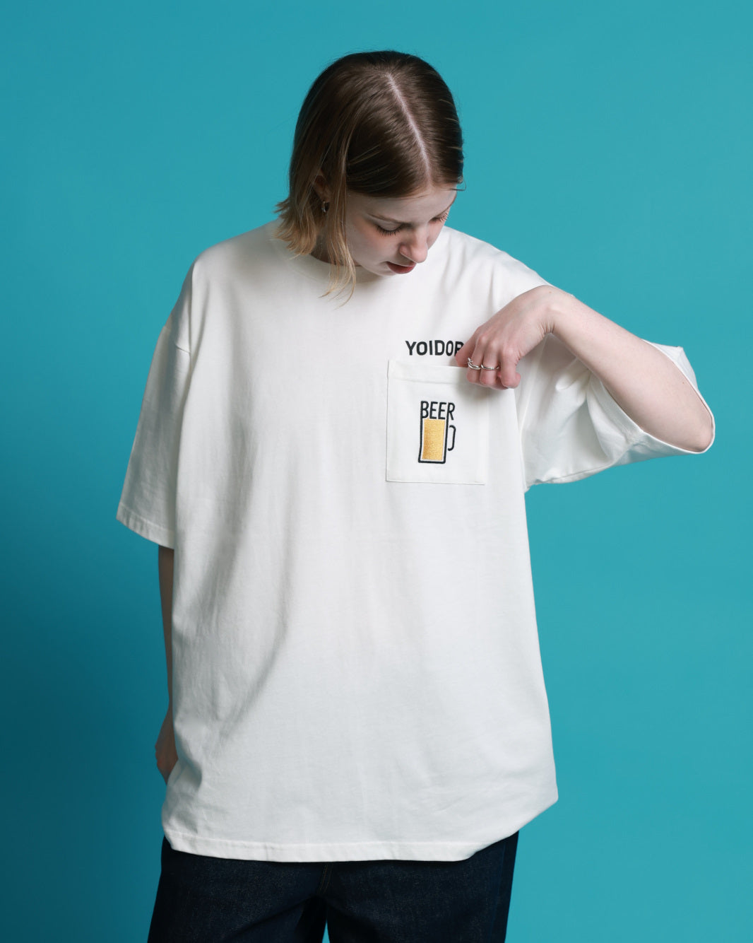 【YOIDORE】サメ乾杯 ポケット TEE (826203)