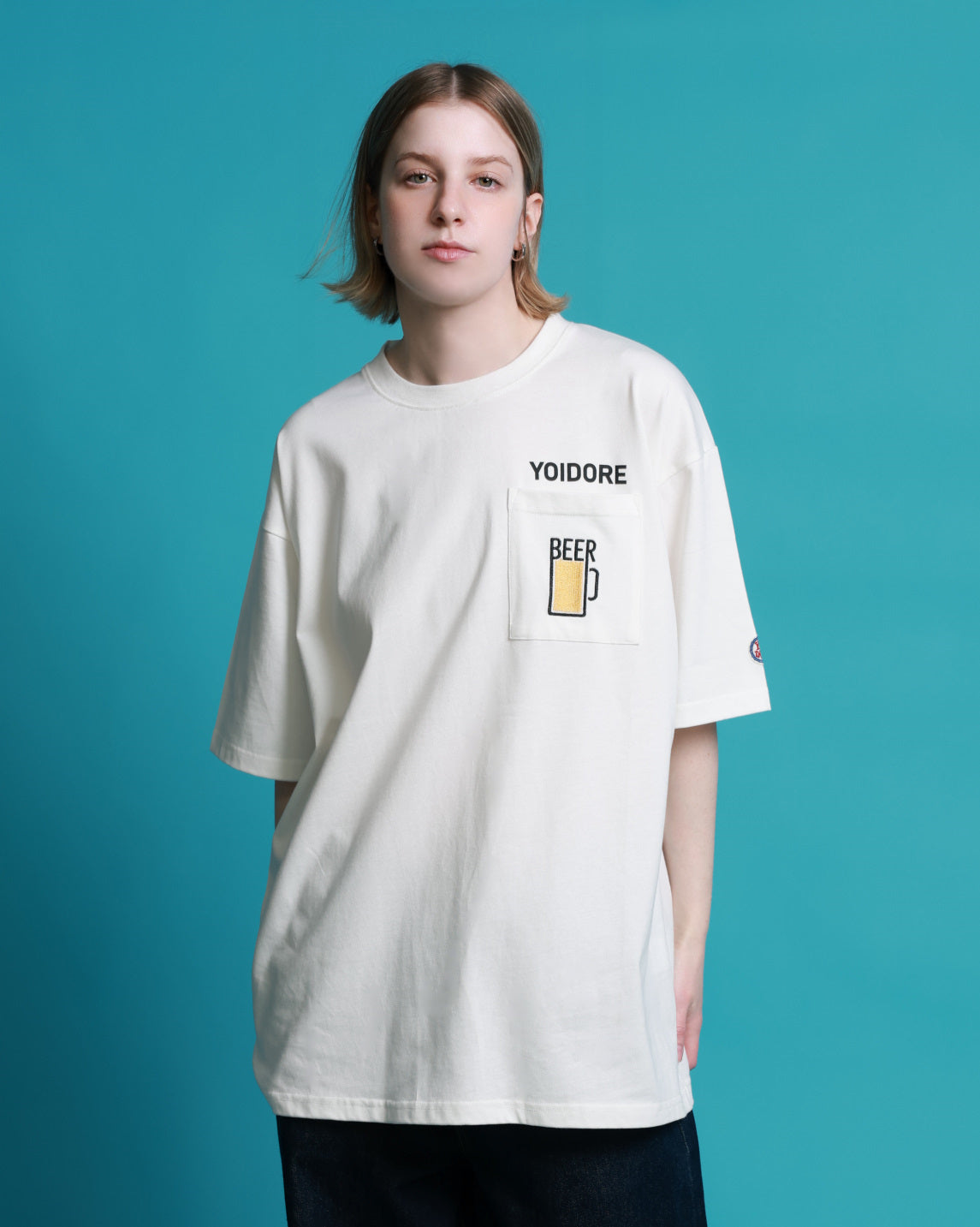 【YOIDORE】サメ乾杯 ポケット TEE (826203)