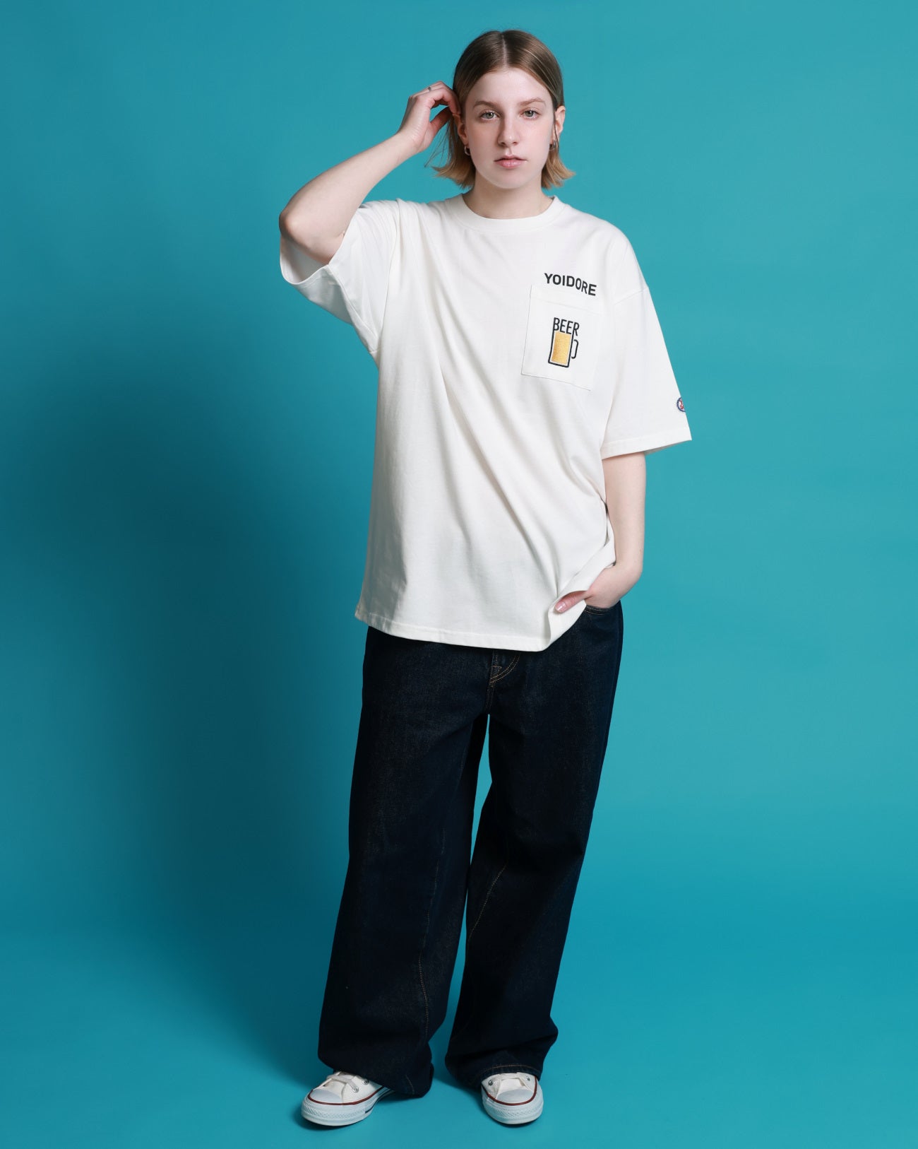 【YOIDORE】サメ乾杯 ポケット TEE (826203)