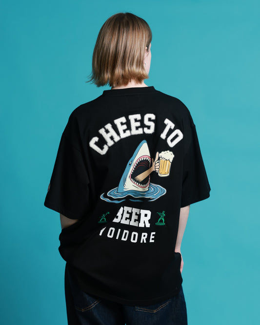 【YOIDORE】サメ乾杯 ポケット TEE (826203)