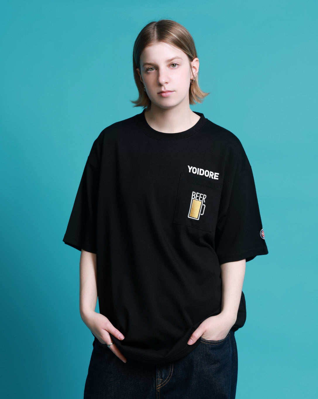 【YOIDORE】サメ乾杯 ポケット TEE (826203)
