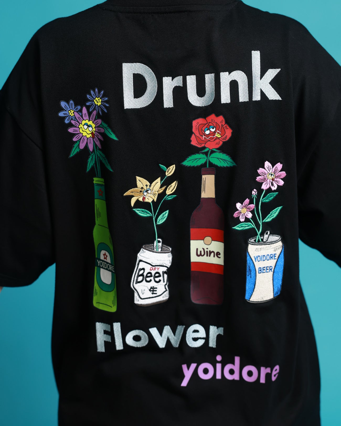 【YOIDORE】酔っ払いフラワー TEE (826211)