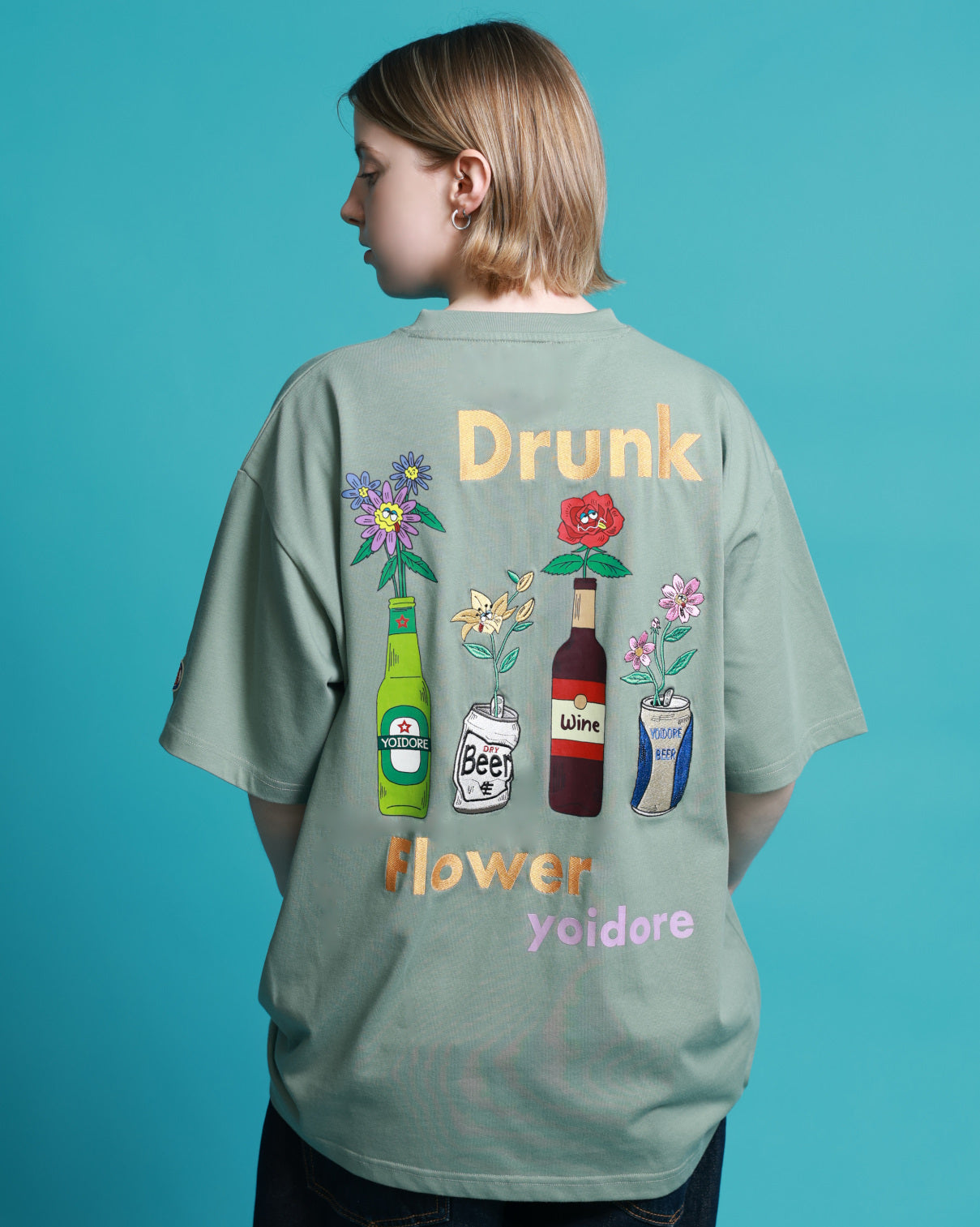 【YOIDORE】酔っ払いフラワー TEE (826211)