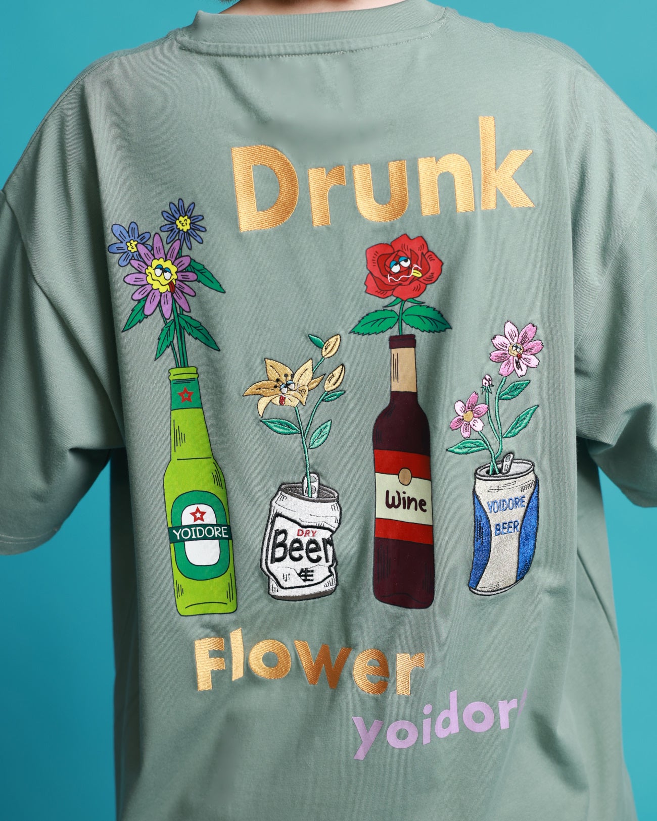 【YOIDORE】酔っ払いフラワー TEE (826211)