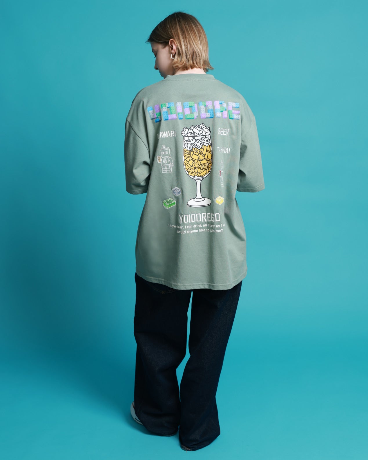 【YOIDORE】ブロックビール TEE (826210)