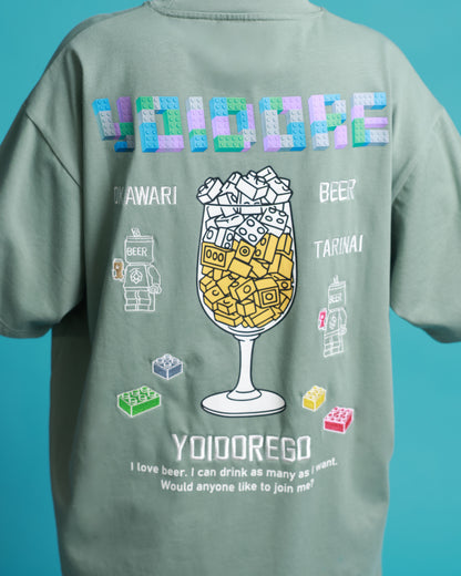 【YOIDORE】ブロックビール TEE (826210)