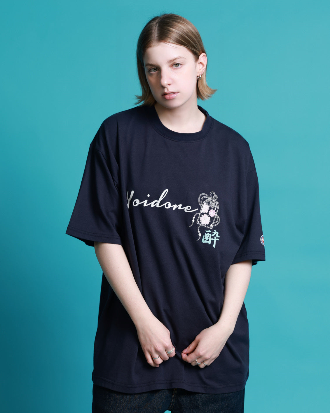 【YOIDORE】 ビール好き着物女子 TEE (826217)
