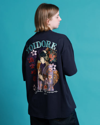 【YOIDORE】 ビール好き着物女子 TEE (826217)