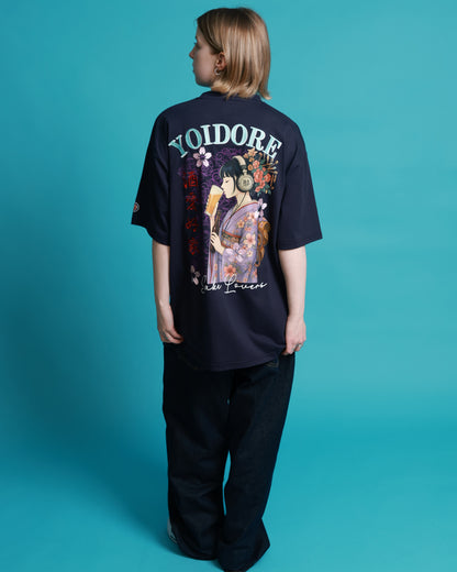 【YOIDORE】 ビール好き着物女子 TEE (826217)