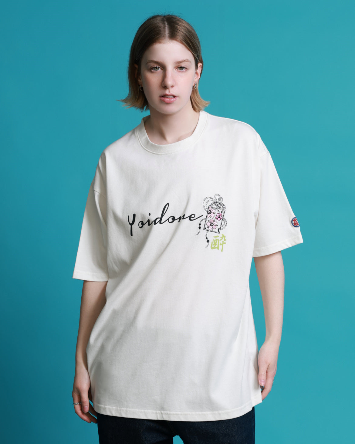 【YOIDORE】 ビール好き着物女子 TEE (826217)
