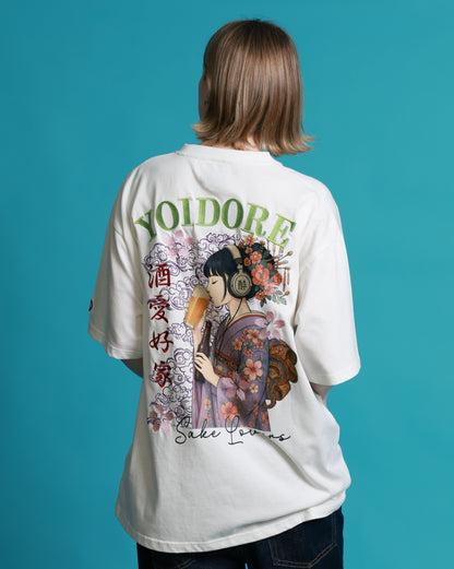 【YOIDORE】 ビール好き着物女子 TEE (826217)