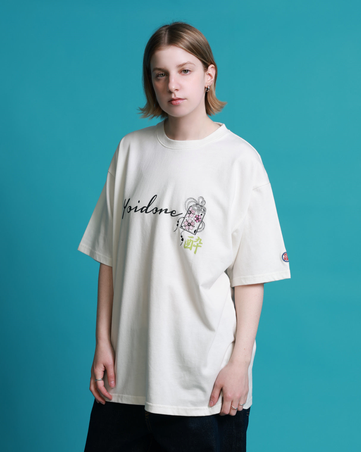 【YOIDORE】 ビール好き着物女子 TEE (826217)