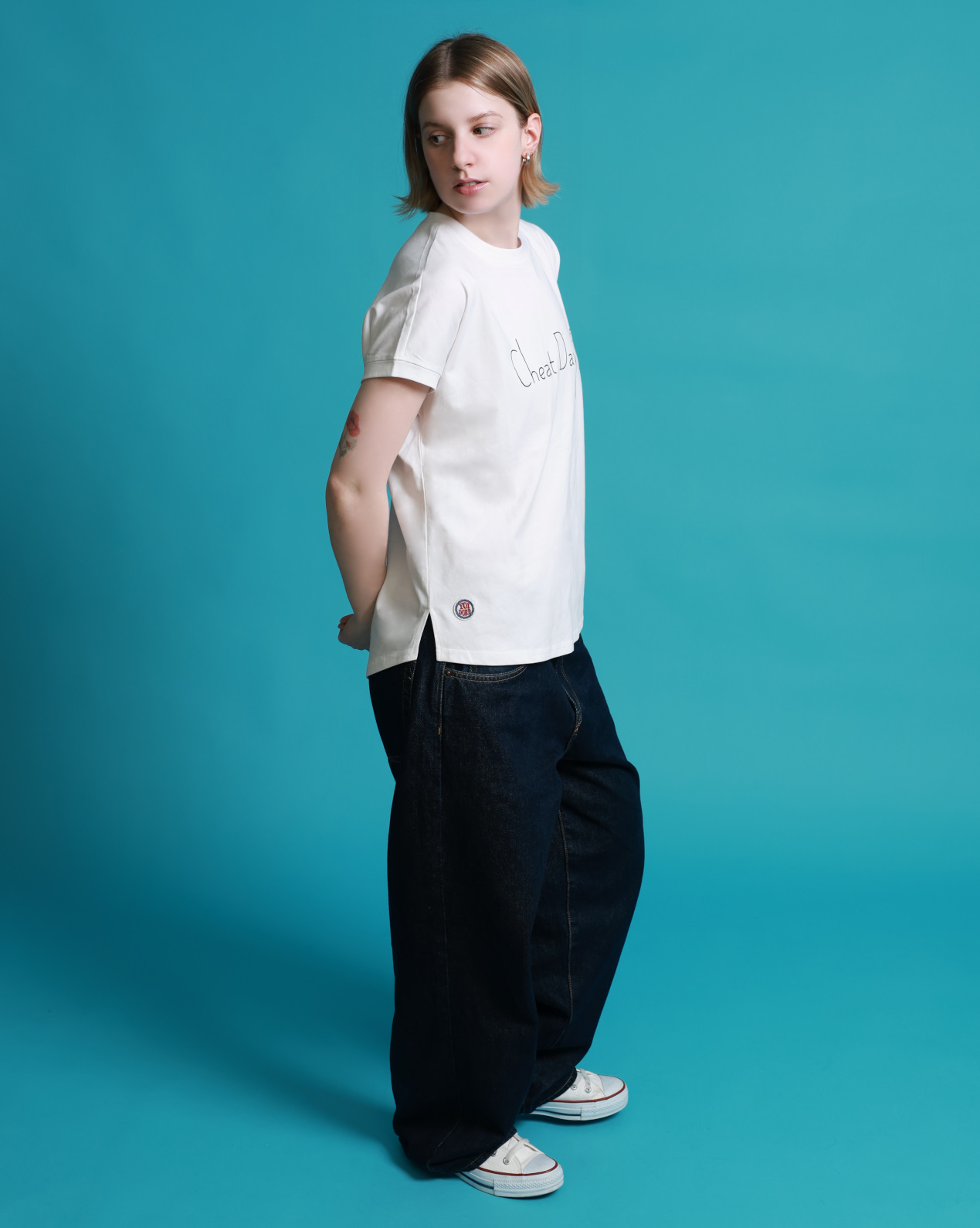 【YOIDORE WOMEN’S】チートデイ スリットTEE (826721)