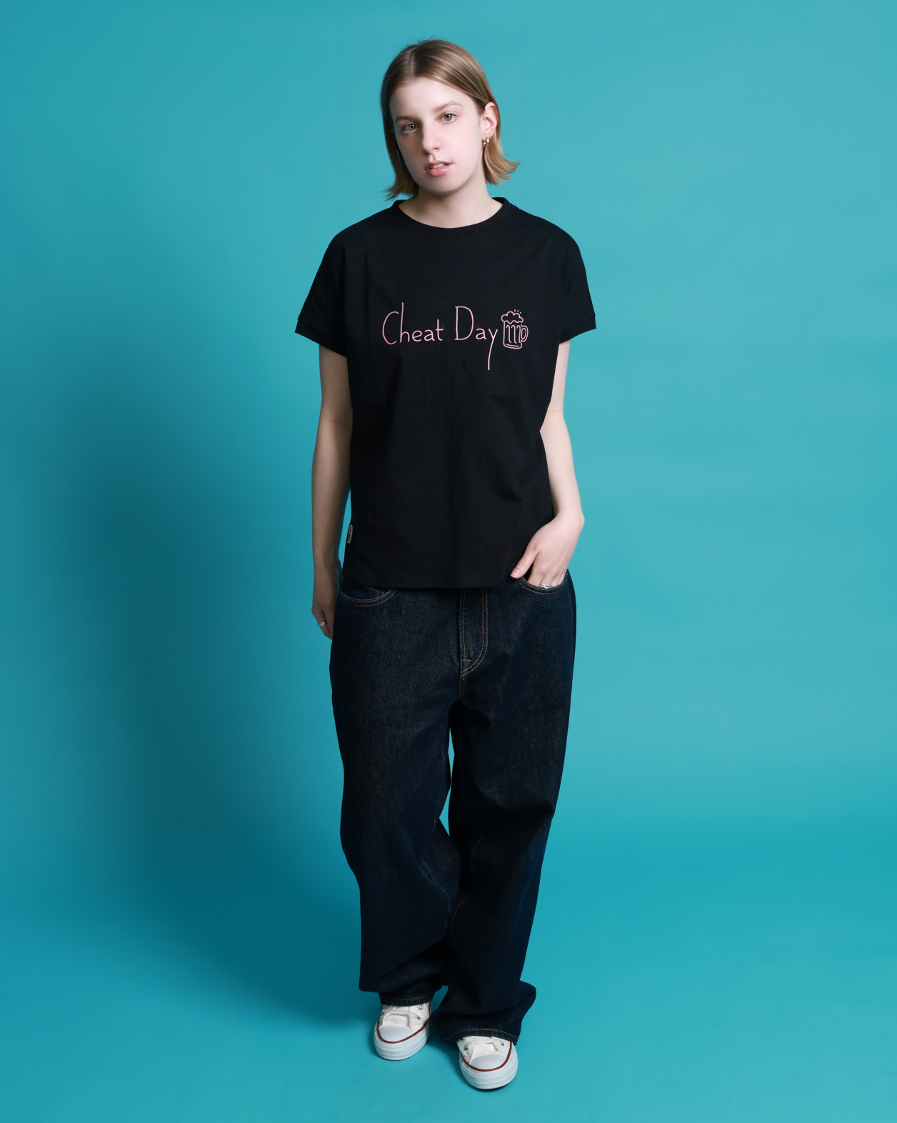 【YOIDORE WOMEN’S】チートデイ スリットTEE (826721)