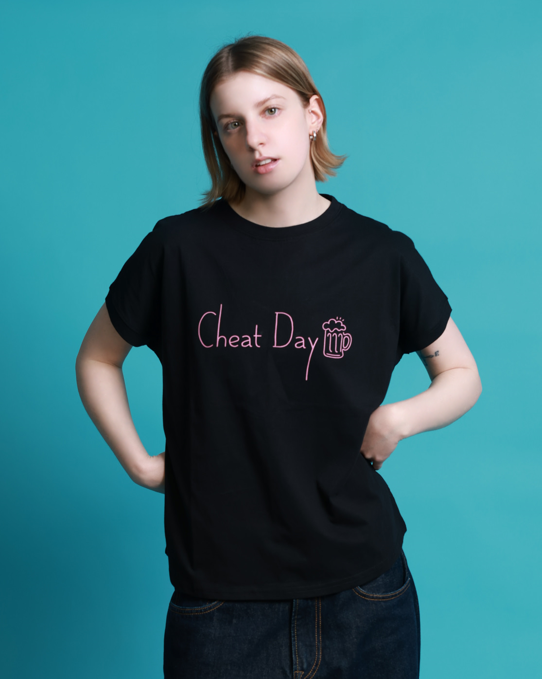 【YOIDORE WOMEN’S】チートデイ スリットTEE (826721)