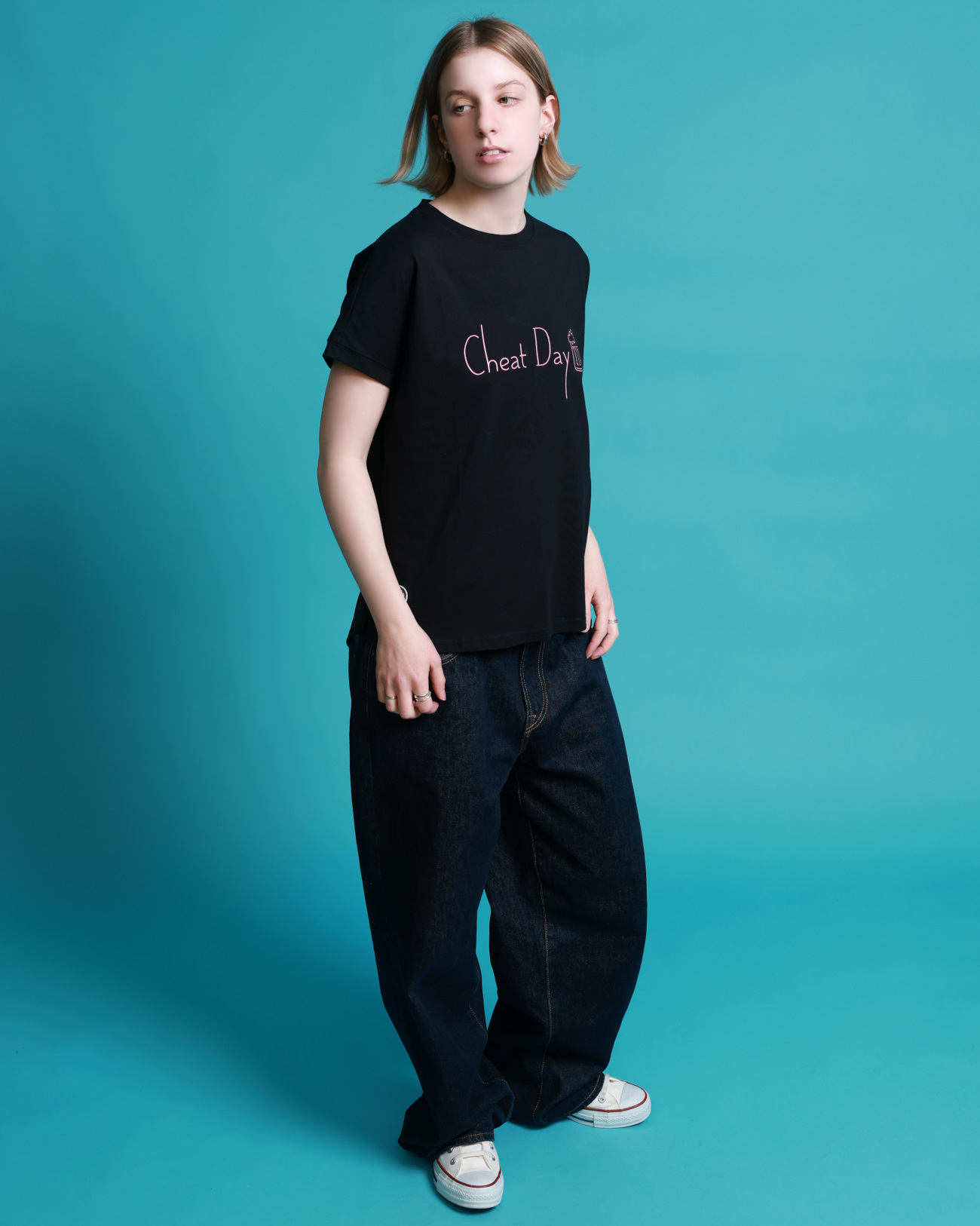 【YOIDORE WOMEN’S】チートデイ スリットTEE (826721)