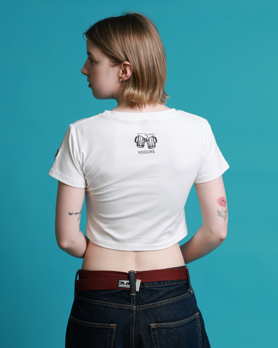 【YOIDORE WOMEN’S】BEERロゴ ショートTEE (826724)