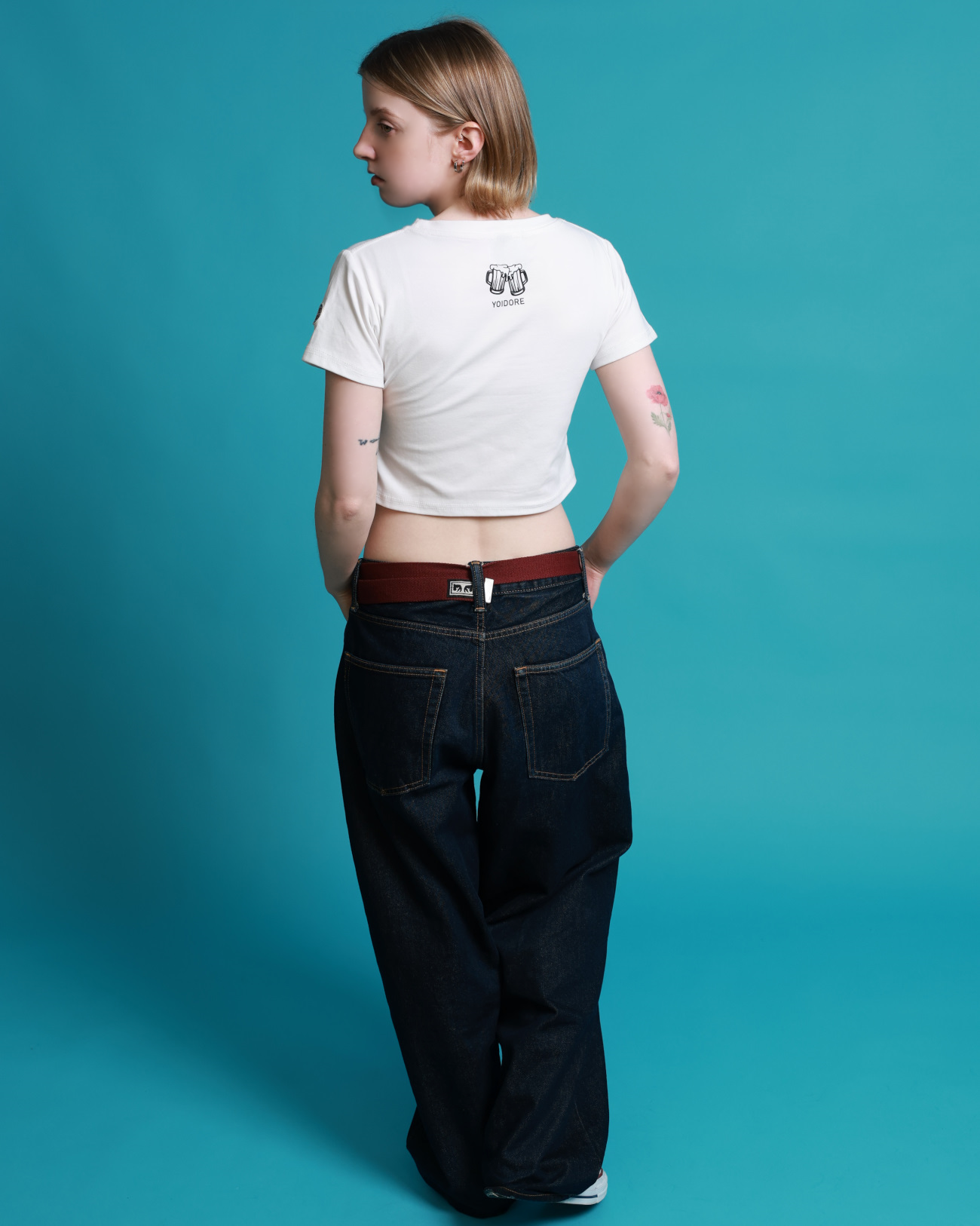 【YOIDORE WOMEN’S】BEERロゴ ショートTEE (826724)