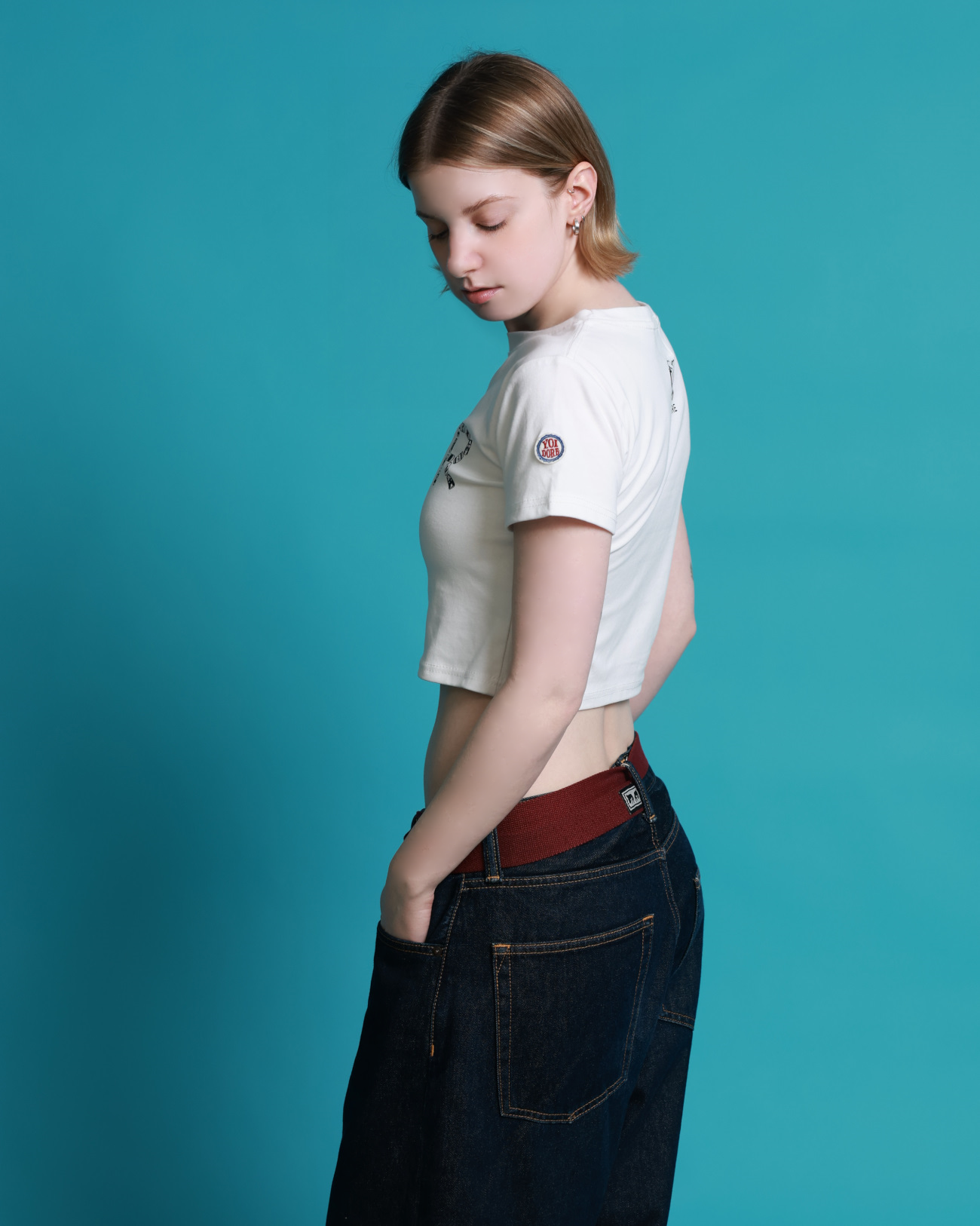 【YOIDORE WOMEN’S】BEERロゴ ショートTEE (826724)