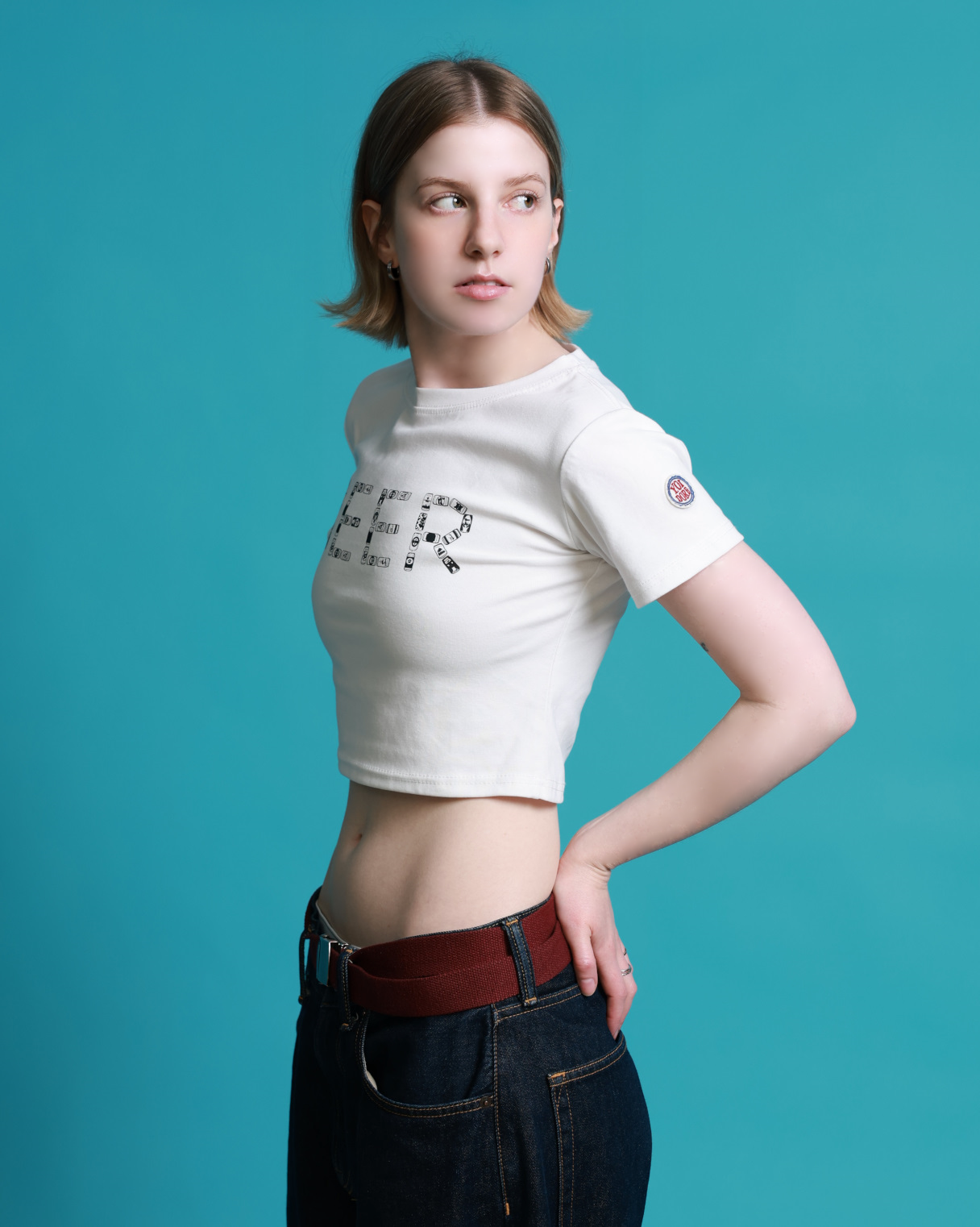 【YOIDORE WOMEN’S】BEERロゴ ショートTEE (826724)
