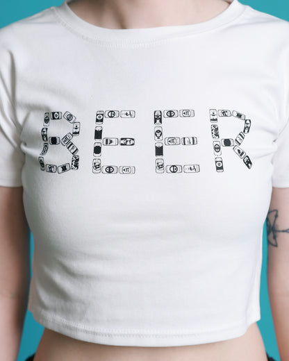 【YOIDORE WOMEN’S】BEERロゴ ショートTEE (826724)