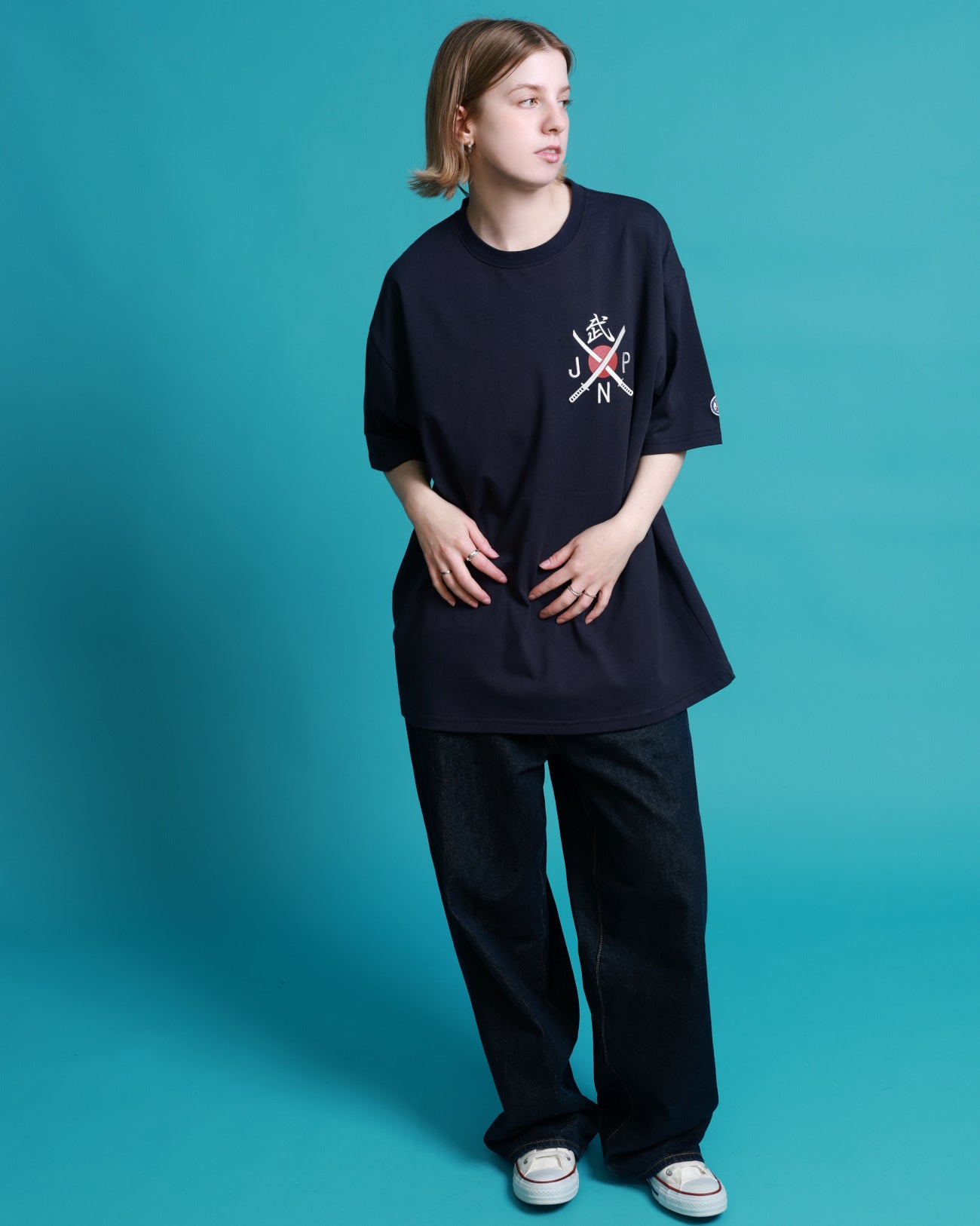 【YOIDORE】 酔い侍と刀 TEE (826218)