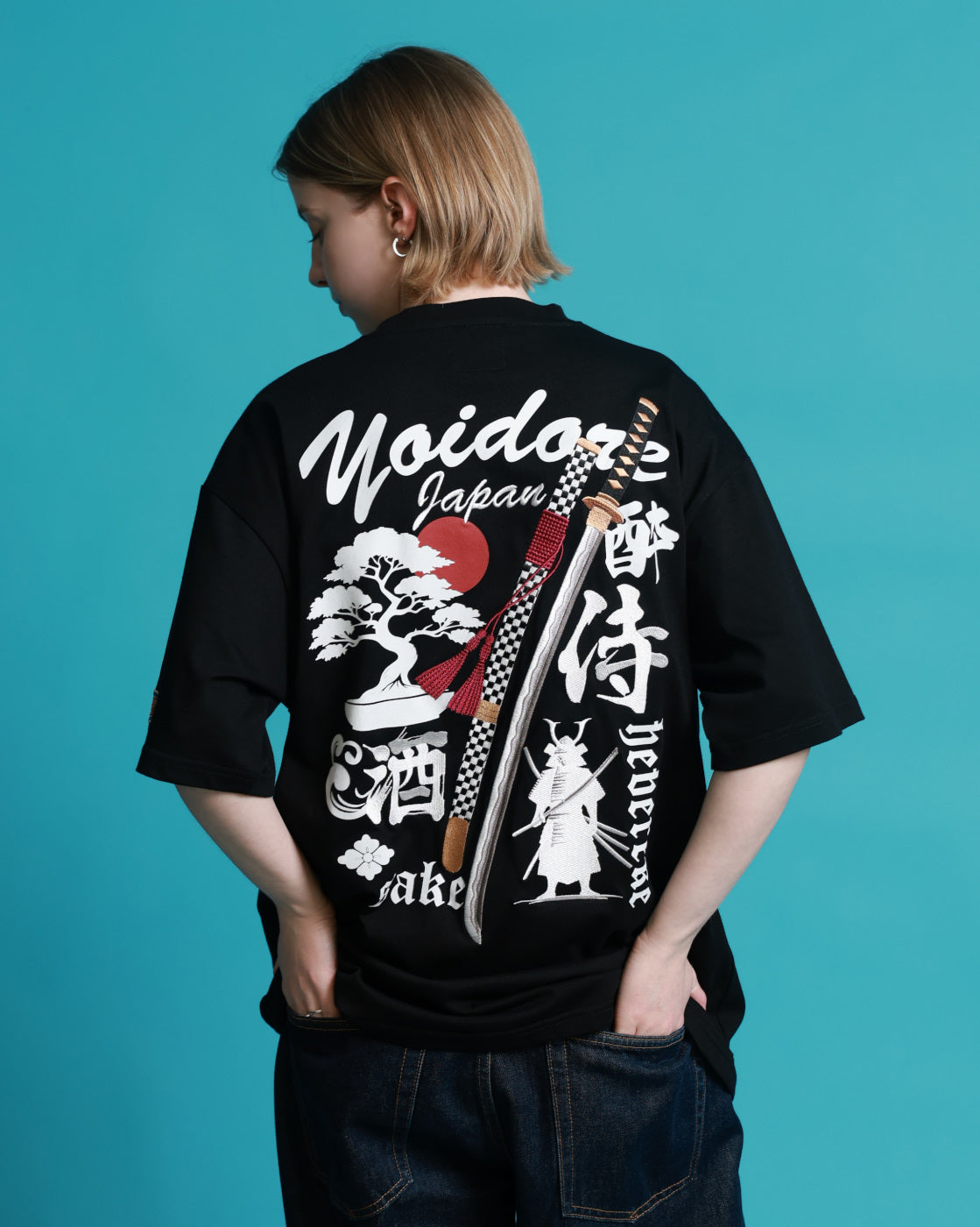 【YOIDORE】 酔い侍と刀 TEE (826218)