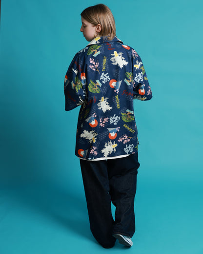【YOIDORE】酒 JAPAN 総柄シャツ (826001)