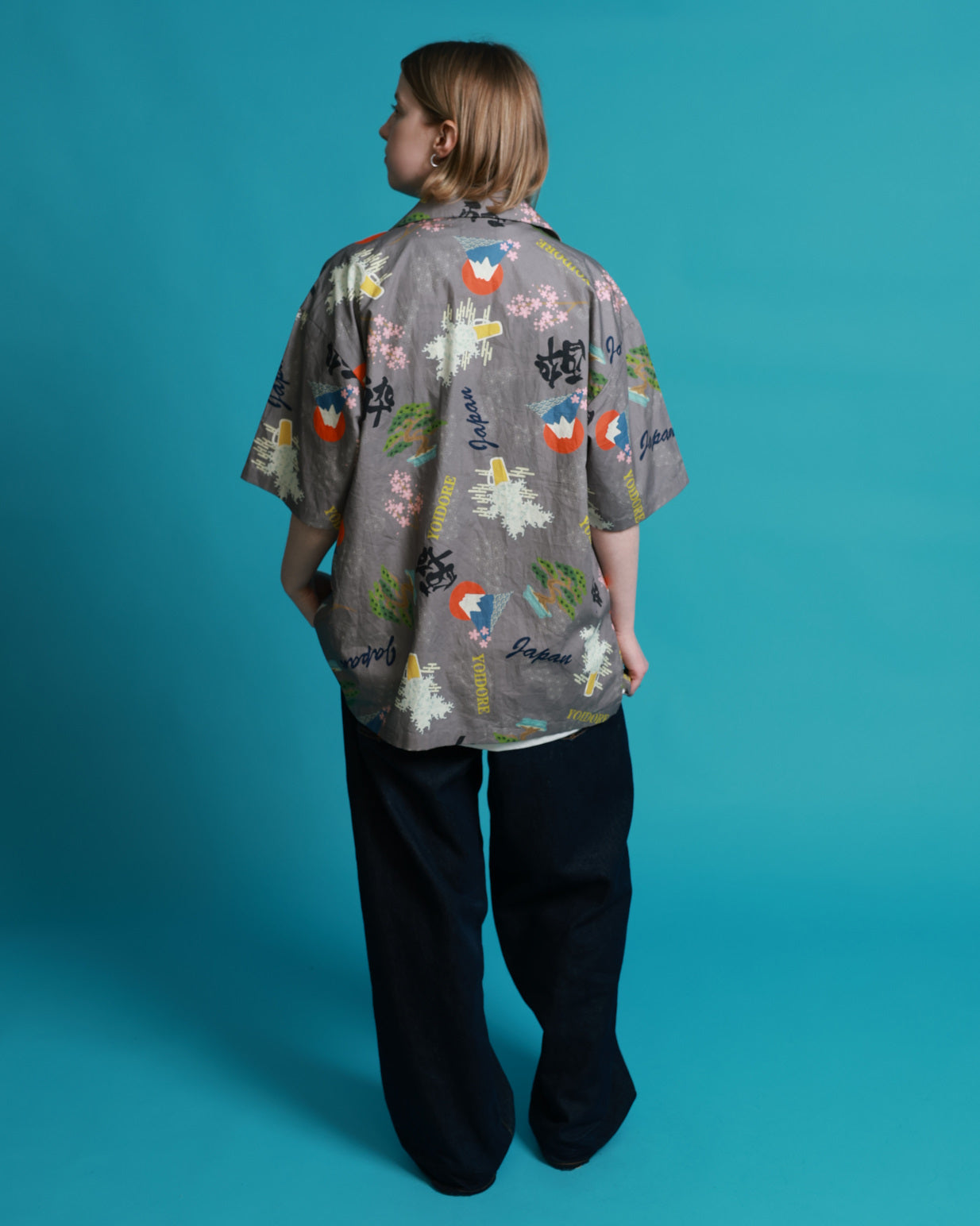 【YOIDORE】酒 JAPAN 総柄シャツ (826001)