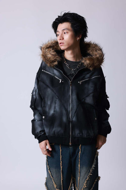 【P.N UNDERGROUND】ファー脱着スプレーフードBZ (735430)