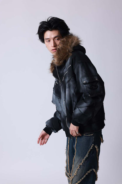 【P.N UNDERGROUND】ファー脱着スプレーフードBZ (735430)