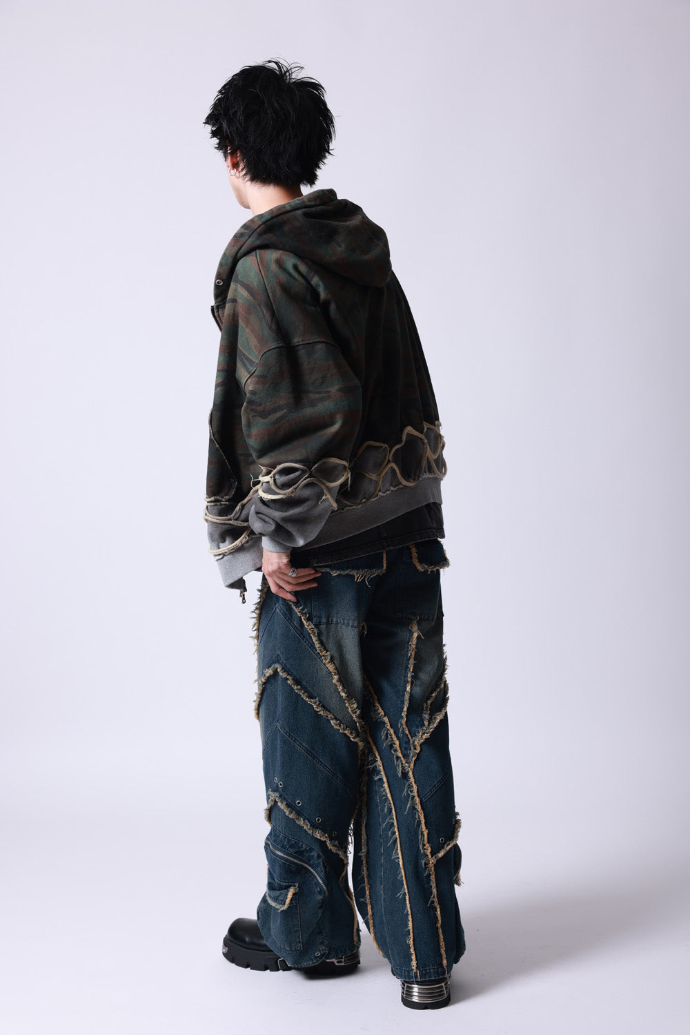 【P.N UNDERGROUND】レイヤーダメージ ZIP PK (745408)