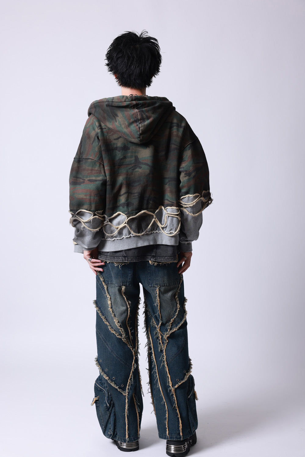 【P.N UNDERGROUND】レイヤーダメージ ZIP PK (745408)