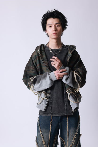 【P.N UNDERGROUND】レイヤーダメージ ZIP PK (745408)