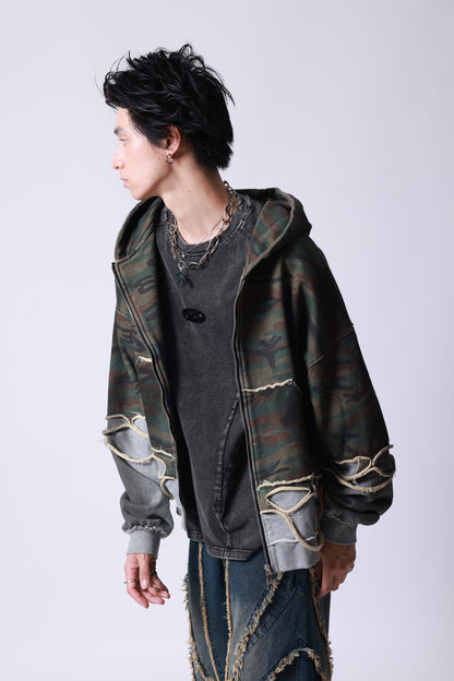 【P.N UNDERGROUND】レイヤーダメージ ZIP PK (745408)