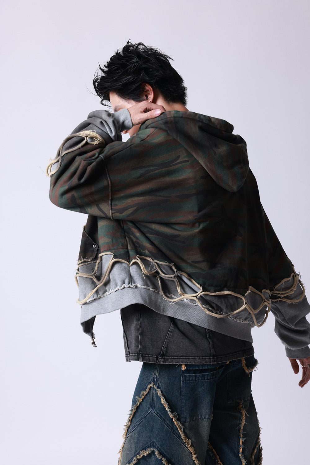 【P.N UNDERGROUND】レイヤーダメージ ZIP PK (745408)