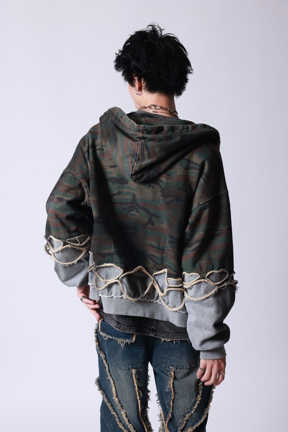 【P.N UNDERGROUND】レイヤーダメージ ZIP PK (745408)