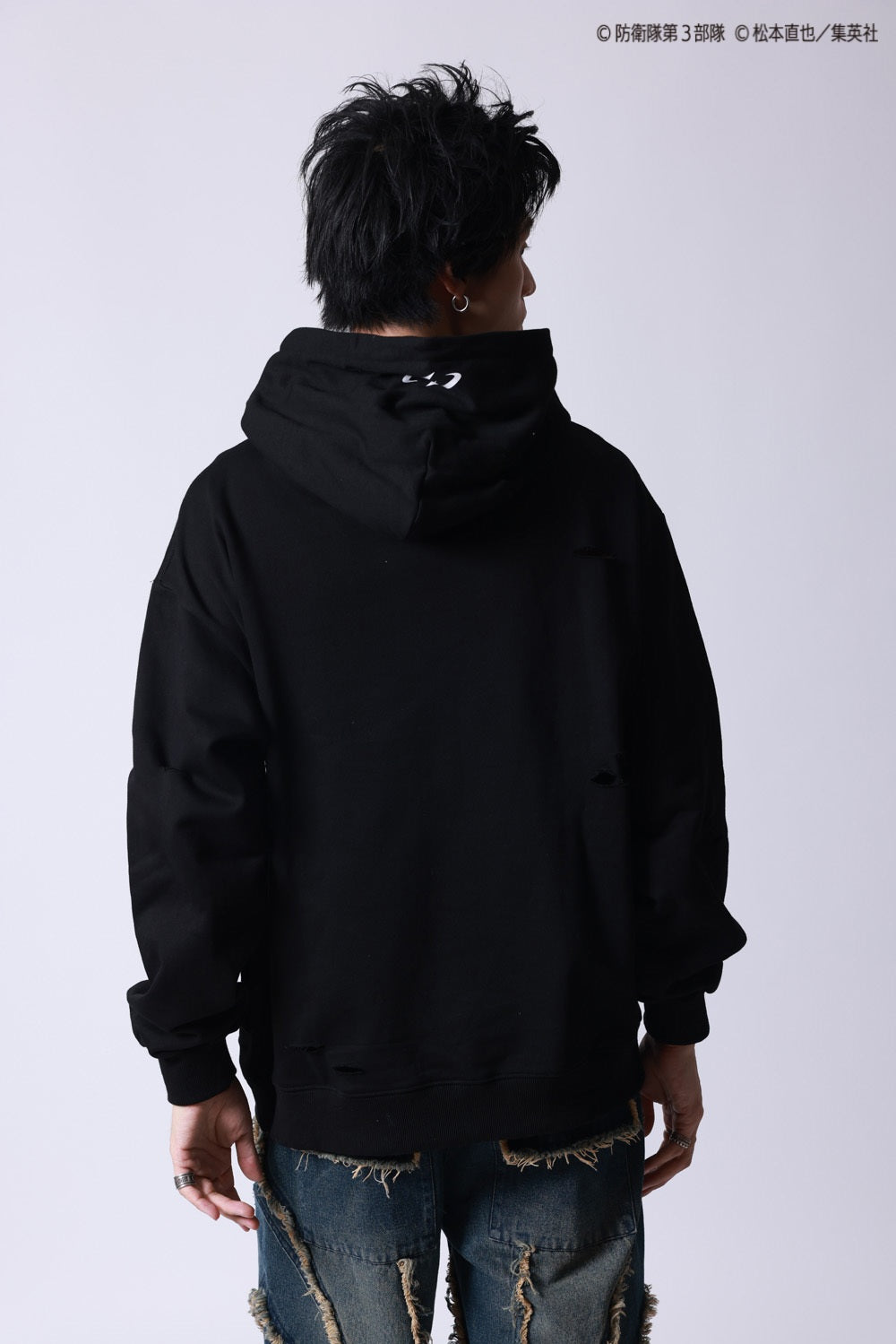 【P.N UNDERGROUND×怪獣８号】市川 レノ ダメージ パーカー (745507)