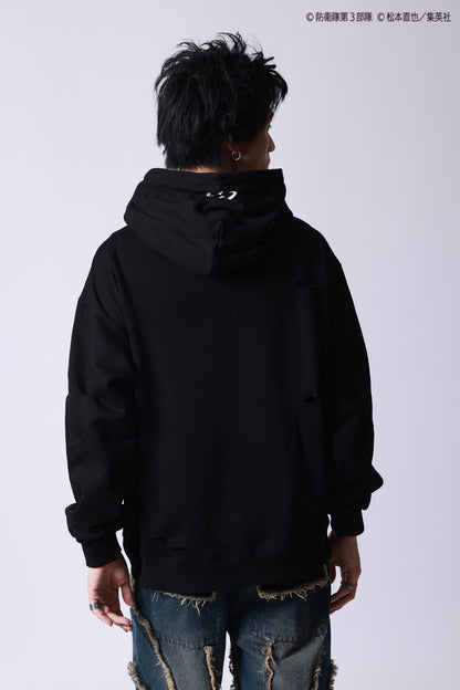 【P.N UNDERGROUND×怪獣８号】市川 レノ ダメージ パーカー (745507)