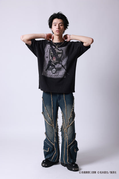 【P.N UNDERGROUND×怪獣８号】鳴海 弦ダメージ TEE (745607)