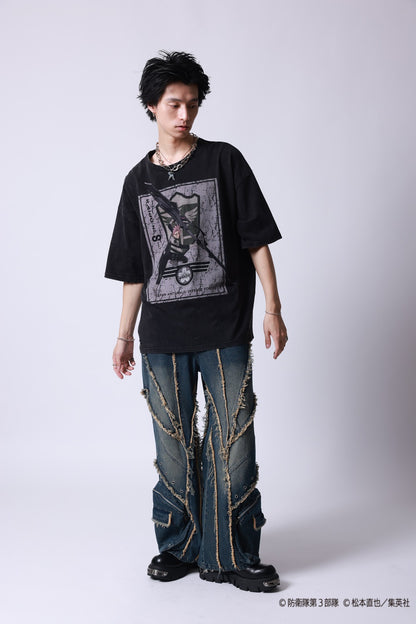 【P.N UNDERGROUND×怪獣８号】鳴海 弦ダメージ TEE (745607)