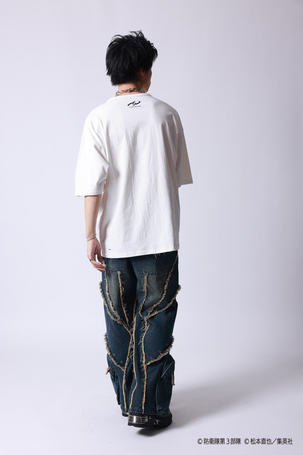 【P.N UNDERGROUND×怪獣８号】四ノ宮 キコル ダメージ TEE (745606)