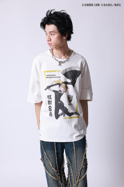 【P.N UNDERGROUND×怪獣８号】四ノ宮 キコル ダメージ TEE (745606)