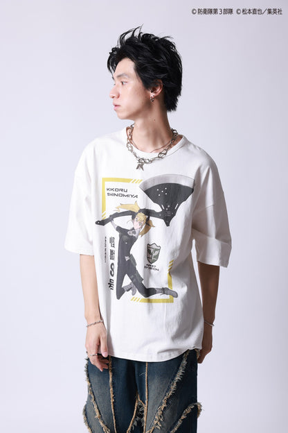 【P.N UNDERGROUND×怪獣８号】四ノ宮 キコル ダメージ TEE (745606)