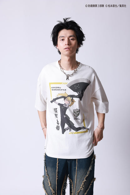 【P.N UNDERGROUND×怪獣８号】四ノ宮 キコル ダメージ TEE (745606)