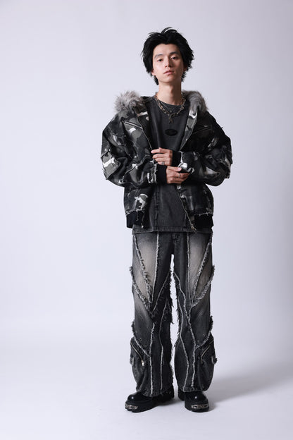 【P.N UNDERGROUND】ファー脱着スプレーフードBZ (735430)
