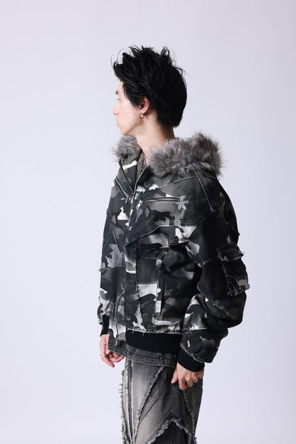 【P.N UNDERGROUND】ファー脱着スプレーフードBZ (735430)